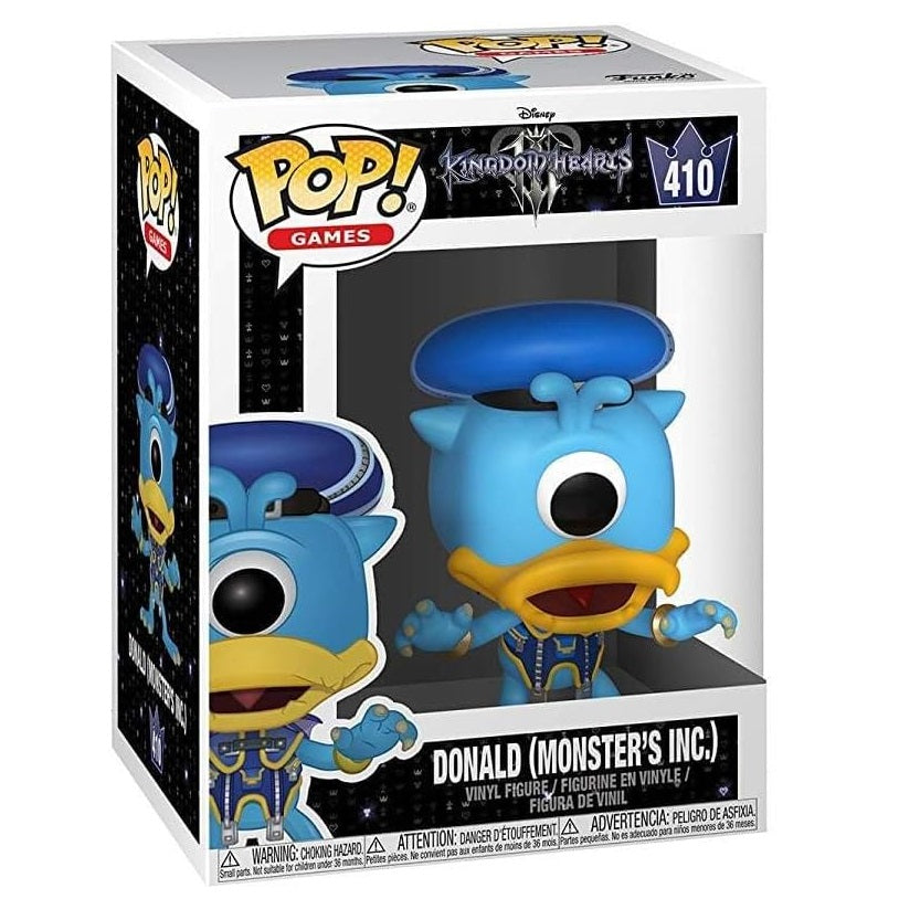 Funko Pop ! Games Disney Kingdom Hearts III - (410) Donald (Monster's Inc)