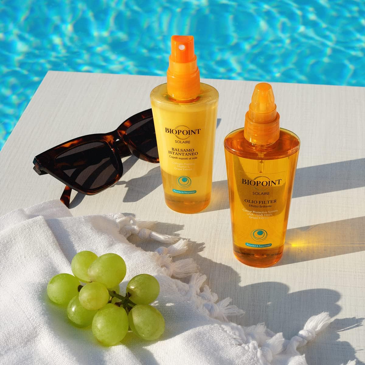 Biopoint Solaire - Spray Olio Capelli Senza Risciacquo protegge dalla Secchezza e Luminosità 100ml