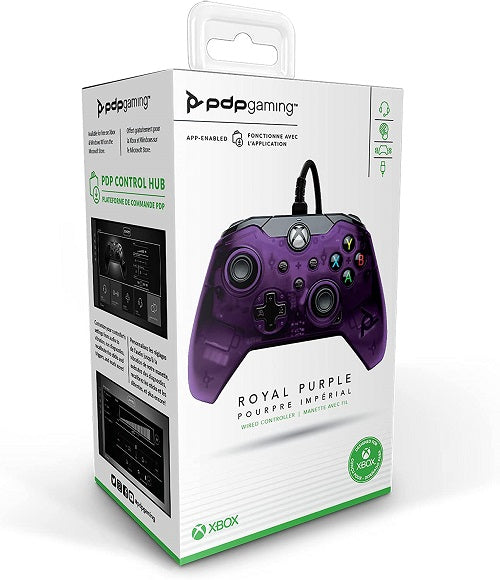 CONTROLLER PDP XBOX SERIES X / XBOX ONE UFFICIALE PAD WIRED JOYPAD PURPLE VIOLA