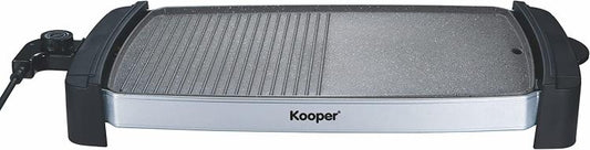 Kooper Piastra Antiaderente Elettrica Doppia Superficie Liscia / Grill 1900W