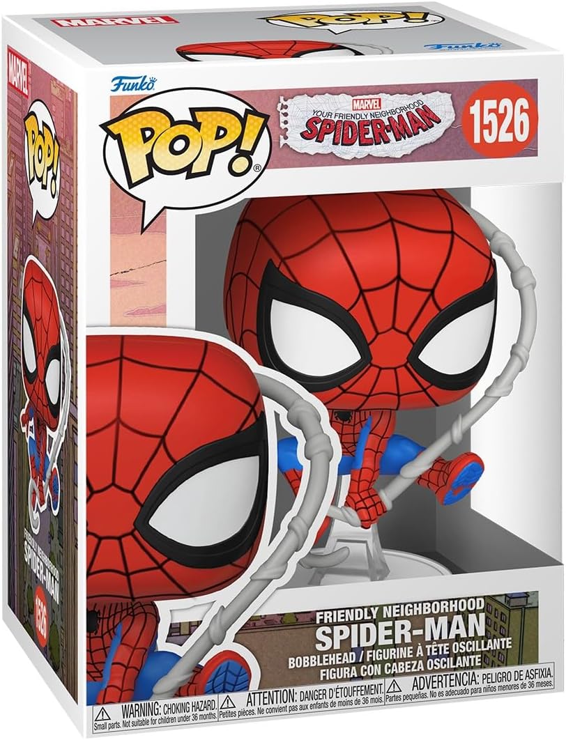 Funko Pop ! Marvel - Spider-Man Neighborhood (1532) Spider-Man (Final Suit) Figure 9cm