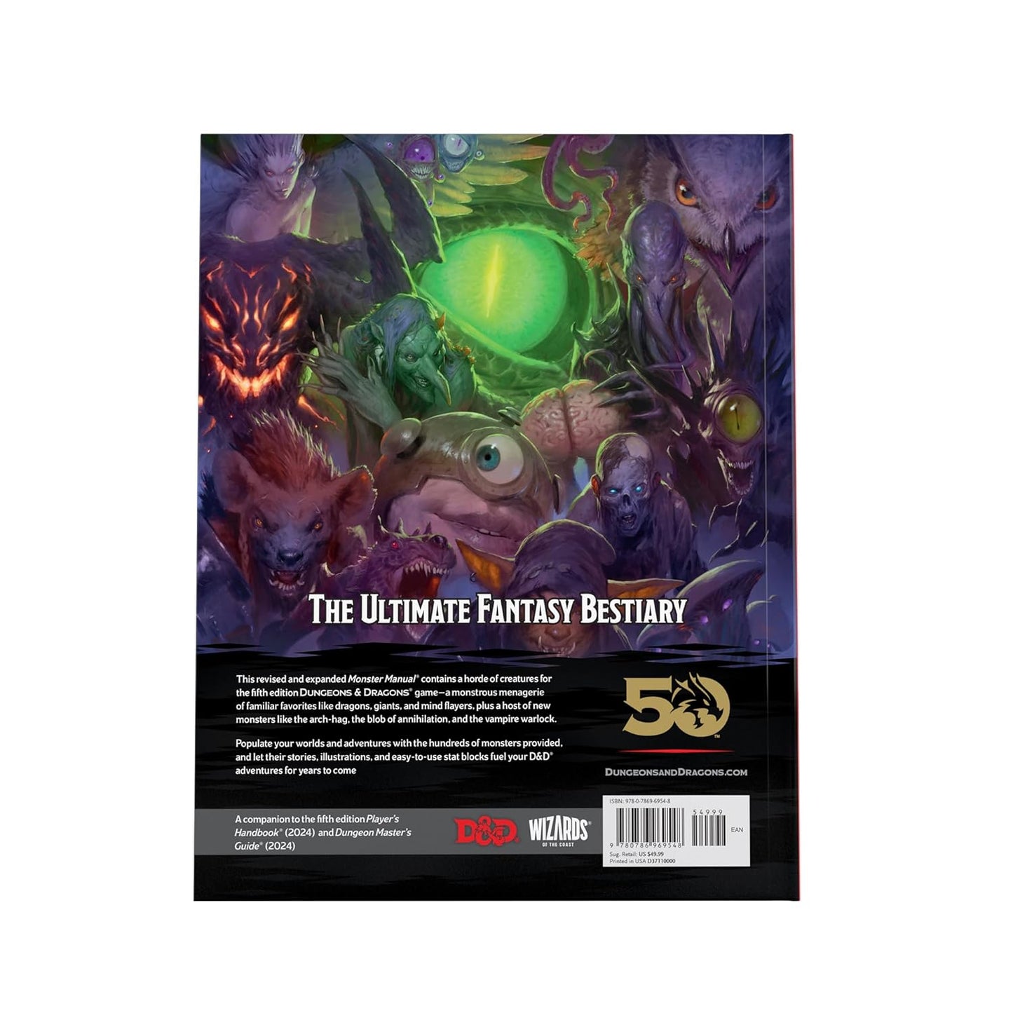 Dungeons & Dragons Core Rulebook - Monster Manual 2024 (Vers. Eng)