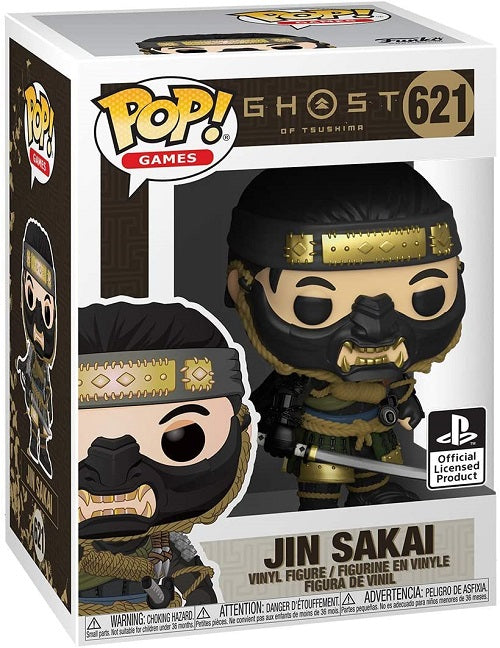 Funko Pop! Ghost Of Tshushima 621 Jin Sakai Ufficiale Playstation Vinyl Statua