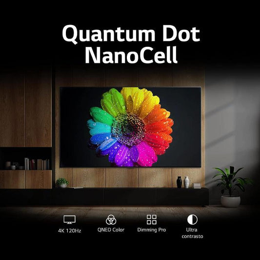 Lg Smart Tv Qned 50" Led 50Qned816Re Qned81 2023 4K Hdr10 Quantum Dot Nanocell