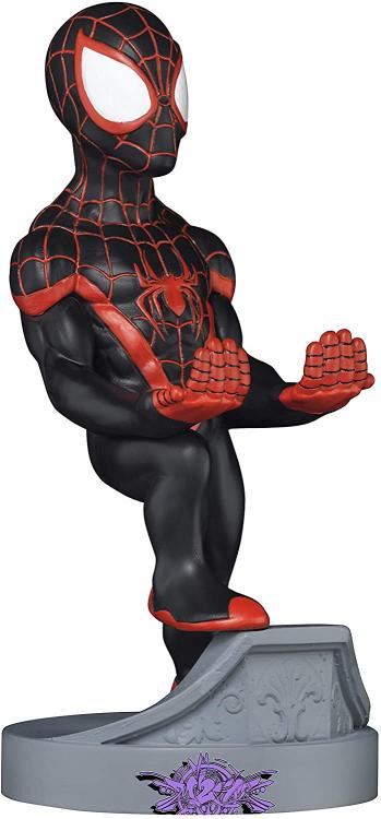 Cable Guys (Spiderman Miles Morales) Marvel Statuetta Base Smartphone Controller