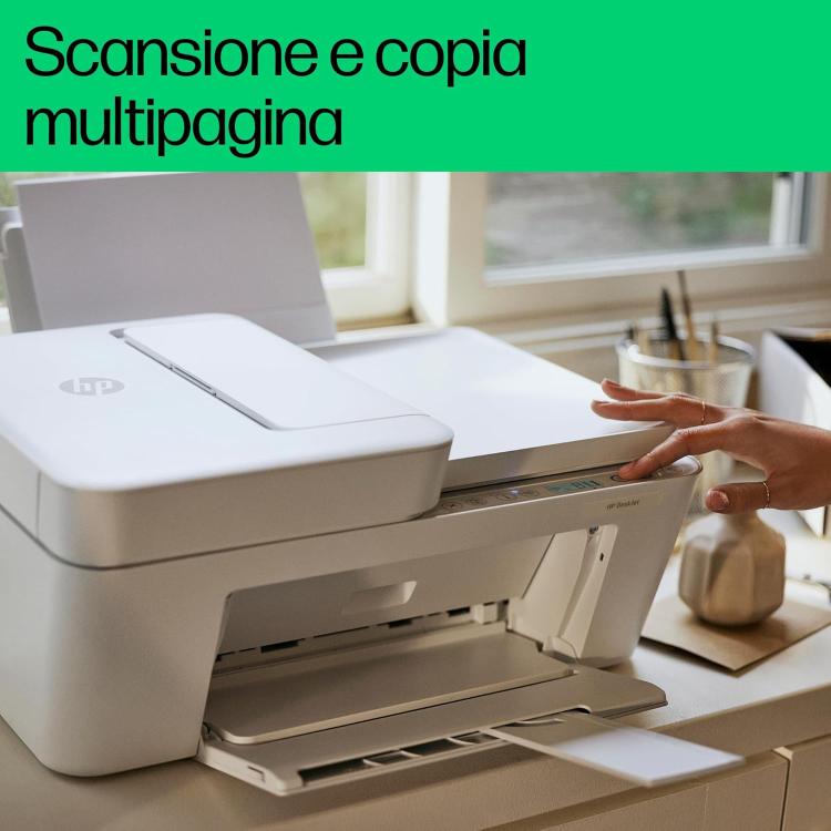 Hp Stampante Multifunzione A Colori Deskjet 4220E Wi-Fi Bluetooth 5.5 Ppm Pc Usb