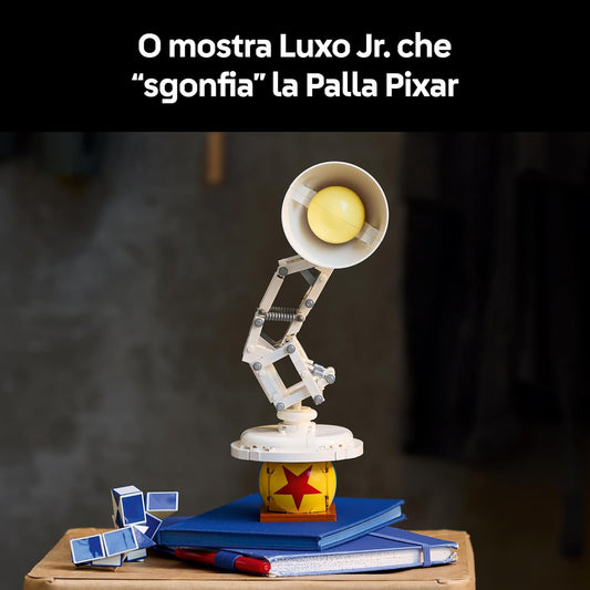 Lego Ideas Disney Pixar Luxo Jr. 21357 Set Con Lampada PIXAR