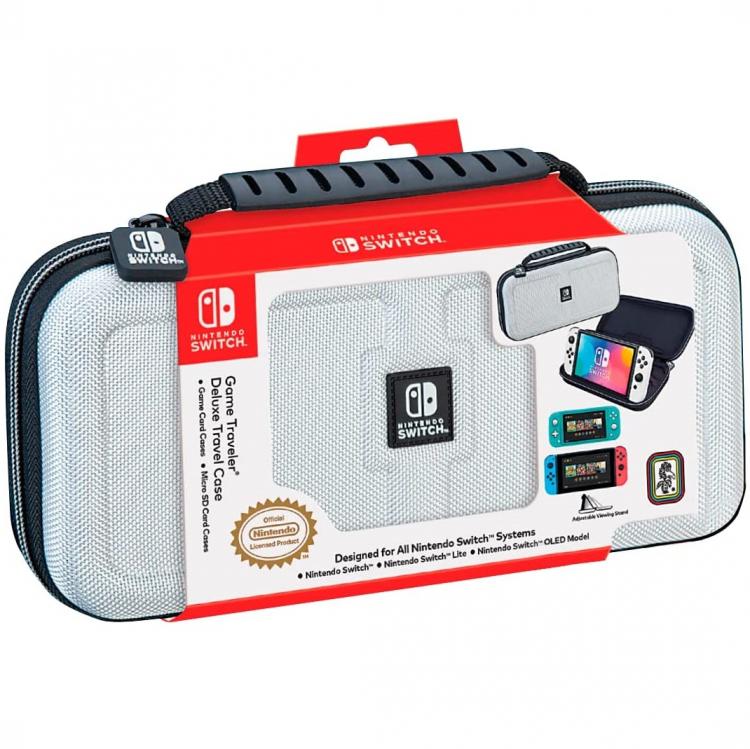 Nintendo Switch Oled Bigben Custodia Da Trasporto Rigida Cover Lite Ufficiale