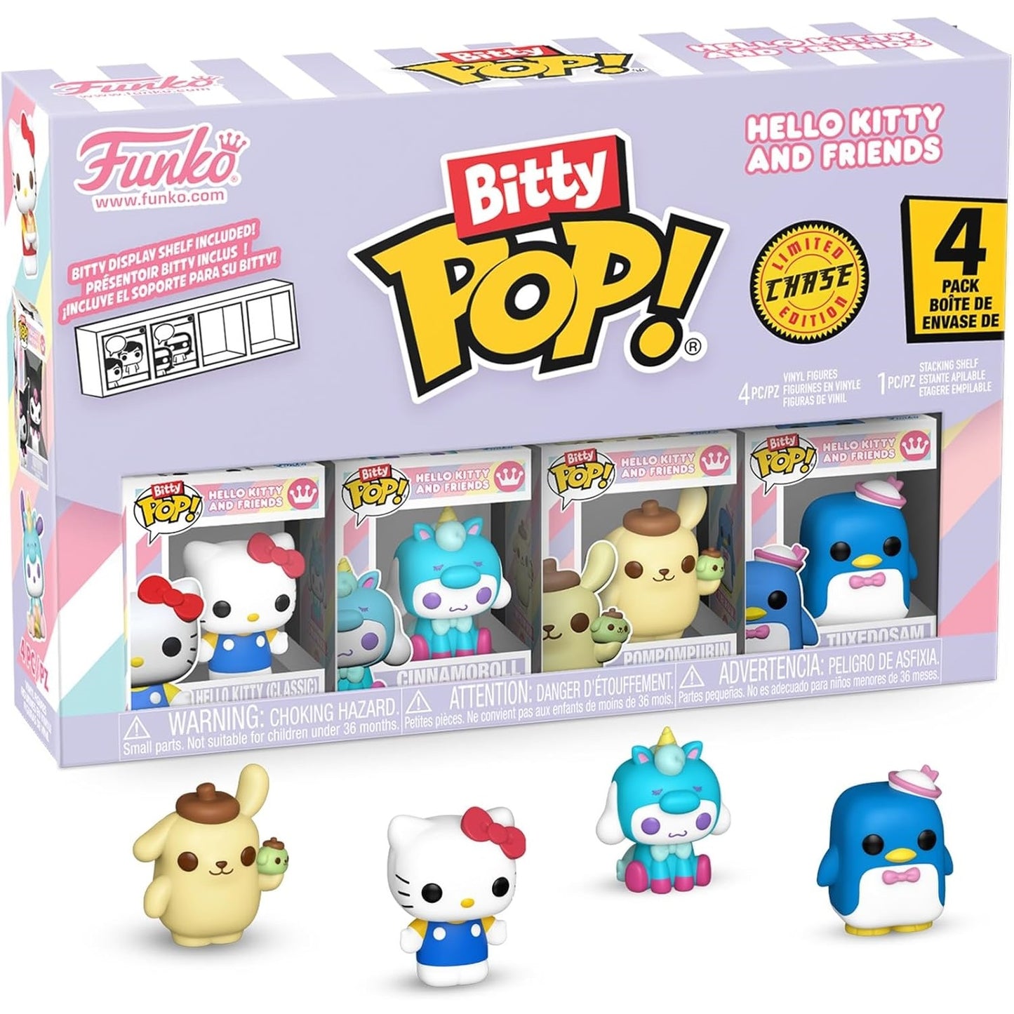Funko Bitty Pop! Hello Kitty And Friends 4 Pack Hello Kitty Limited Chase