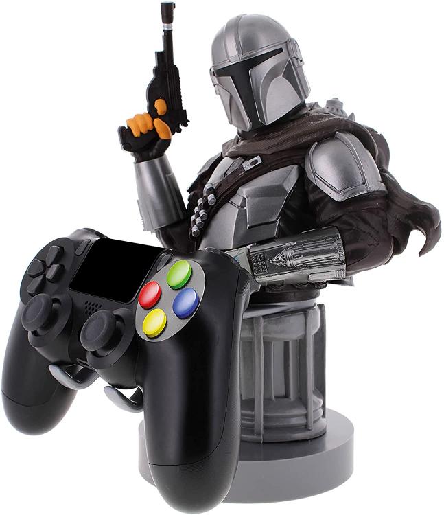 Cable Guys Star Wars Mandalorian Statuetta Stand Per Smartphone Controller Gioco