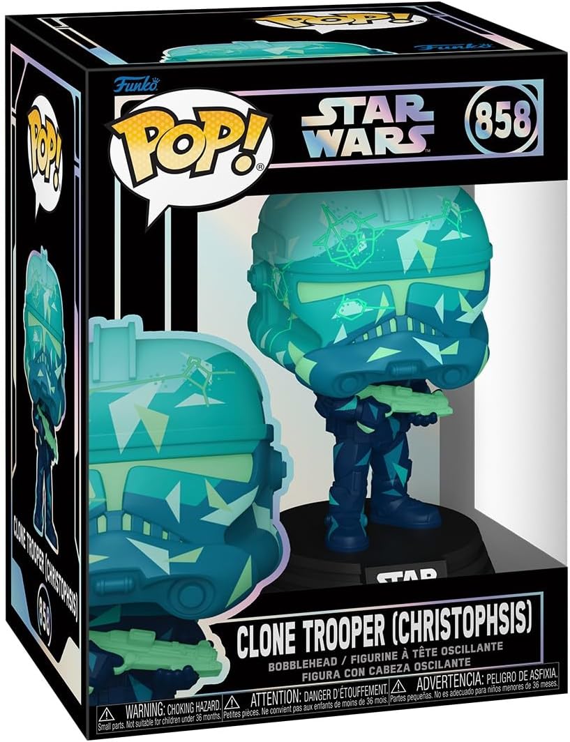 Funko Pop! Star Wars - (858) Clone Trooper (Christophsis) Premium Figure - 9cm