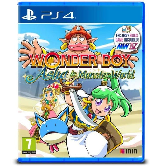 Wonder Boy: Asha In Monster World Ps4 Gioco Playstation 4 Sigillato Eu