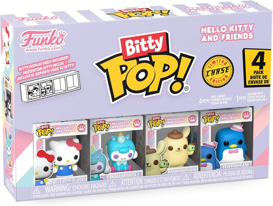 Funko Bitty Pop! Hello Kitty And Friends 4 Pack Hello Kitty Limited Chase