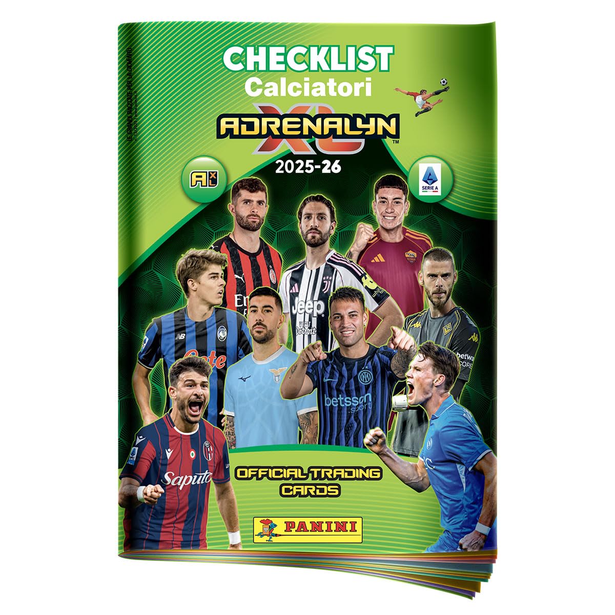 Panini Calciatori Adrenalyn XL Serie A 2025-2026 Starter Set Raccoglitore + 4 Buste
