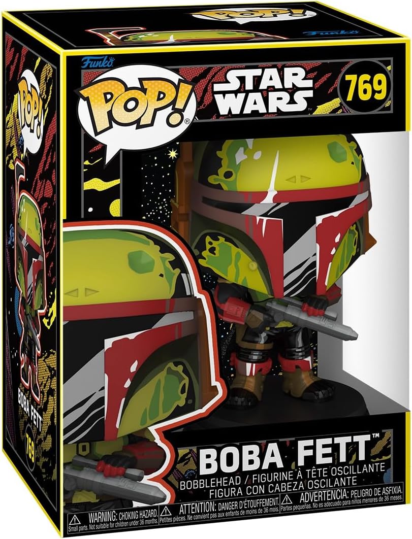 Funko Pop ! Movies - Star Wars (769) Boba Fett (Retro) Vinyl Figure 9cm