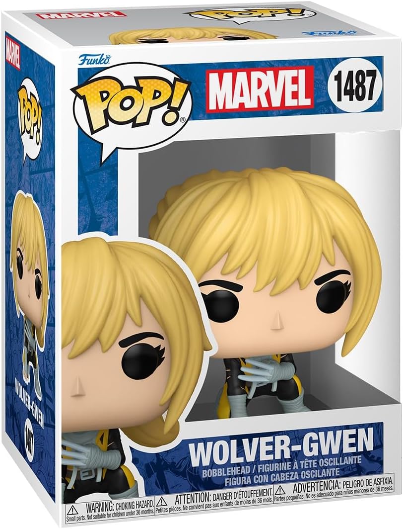 Funko Pop ! Marvel - Gwen (1487) Wolver-Gwen (Gwenverine) Vinyl Figure 9cm
