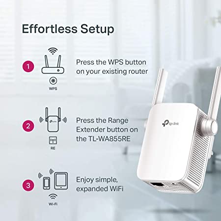 Tp-Link Range Extender 300Mbps Ripetitore Di Segnale Wifi Wireless Tl-Wa855Re