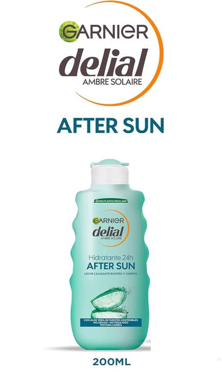 Garnier Ambra Solaire Doposole Latte Idratante Lenitivo Con Aloe Vera 200Ml