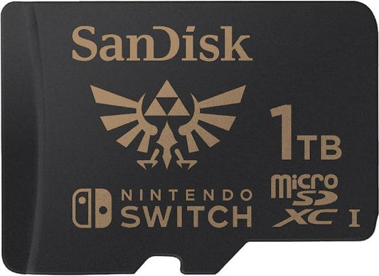 Nintendo Switch Sandisk Microsdxc 1Tb Memoria Micro Sd Scheda Ufficiale Zelda