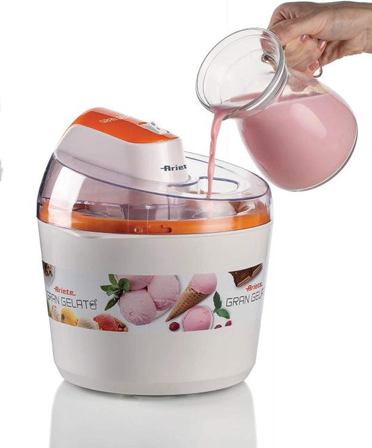 ARIETE GELATIERA GRAN GELATO 1.5LT 12W MACCHINA PER GELATI SORBETTO YOGURT 642