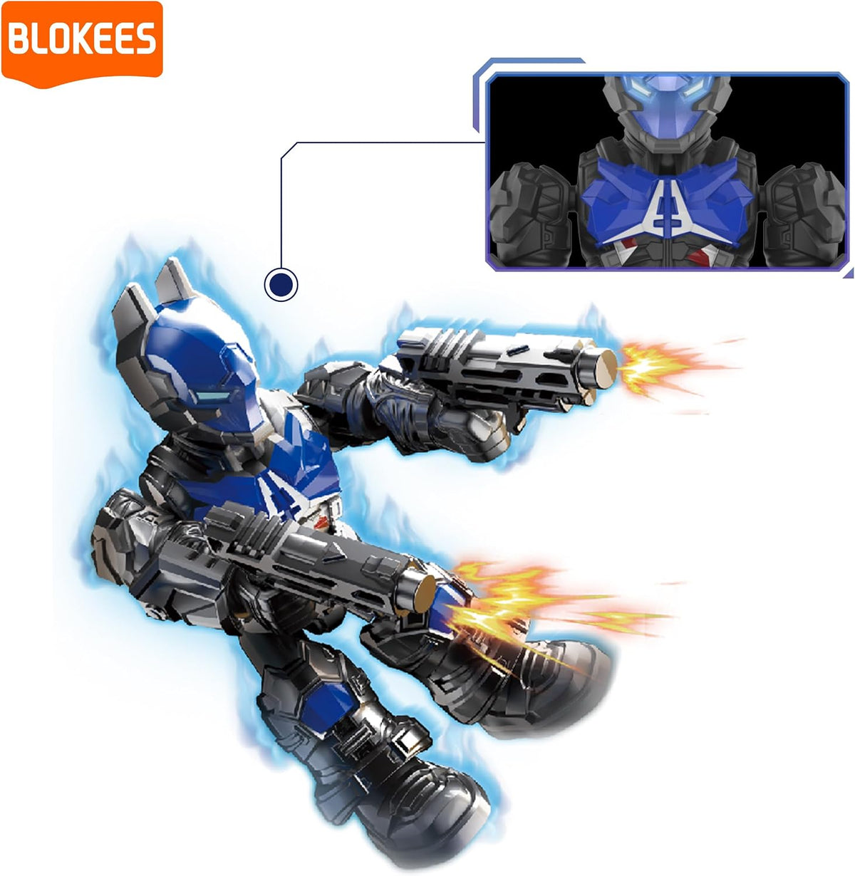 Blokees DC - Comics Batman Arkham Knight Chaos DV-03 Model Kit - (Box Intero) Action Figure 75703 - 12pz