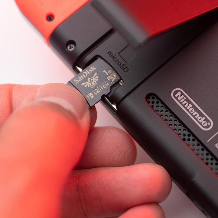 Nintendo Switch Sandisk Microsdxc 1Tb Memoria Micro Sd Scheda Ufficiale Zelda