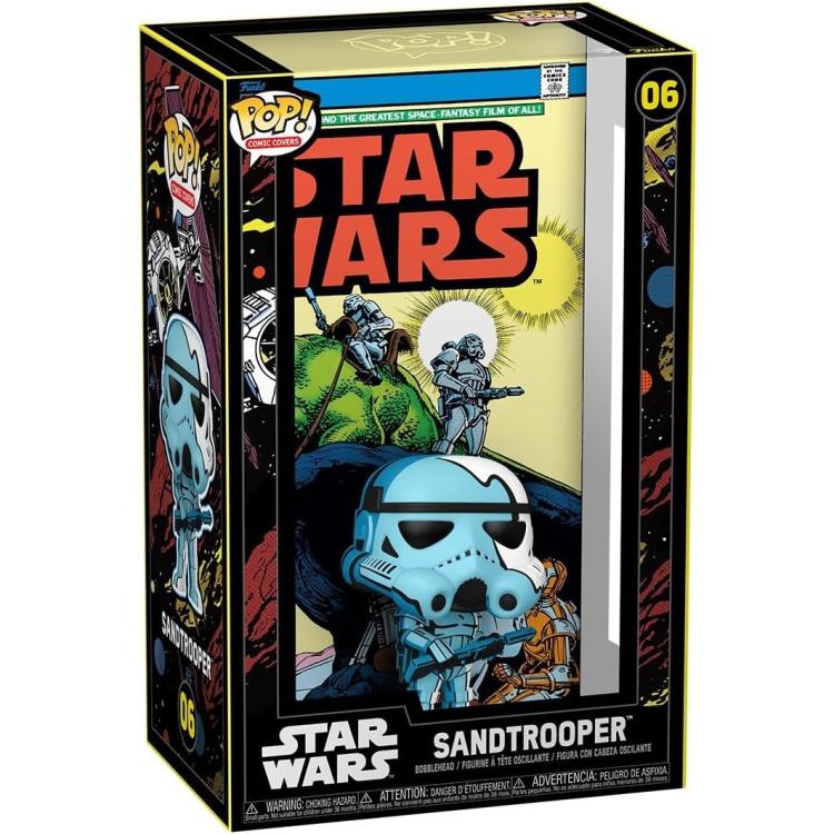 Funko Pop ! Comic Covers - Star Wars (06) Sandtrooper Vinyl Figure 28Cm Statua