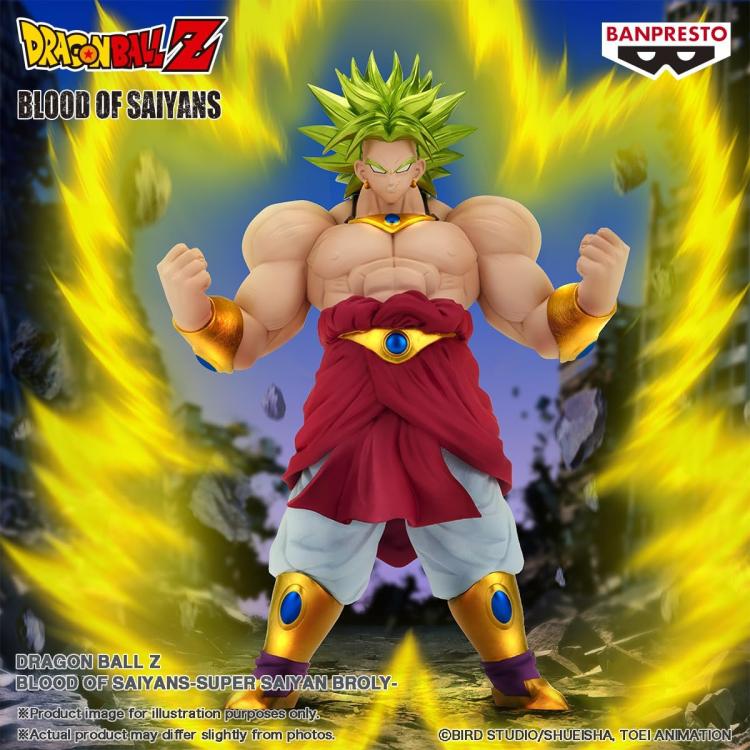 Banpresto Broly Super Saiyan Dragon Ball Z - Blood of Saiyans 20 cm