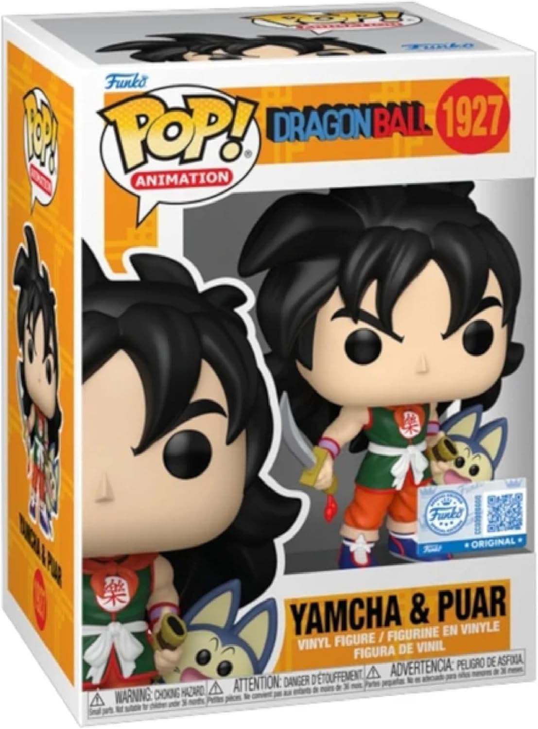 Funko Pop ! Animation - Dragon Ball (1927) Yamcha & Puar Vinyl Figure 9cm