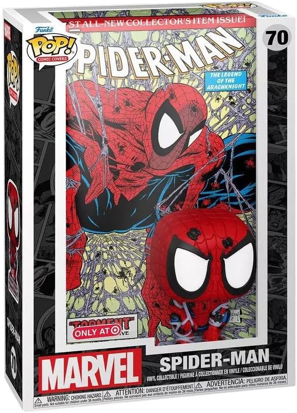Funko Pop ! Comic Covers - Spiderman (70) Torment Vol.1 Vinyl Figure 9Cm