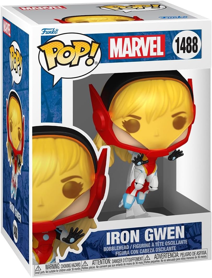 Funko Pop ! Marvel - Gwen (1488) Iron Gwen Vinyl Figure 9cm