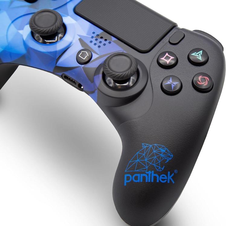 Panthek Controller Ps4 Ps3 Pc Windows Gamepad Pad Wireless Doppia Vibrazione