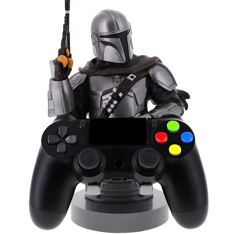 Cable Guys Star Wars Mandalorian Statuetta Stand Per Smartphone Controller Gioco