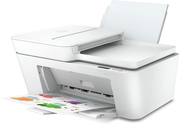 Hp Stampante Multifuzione 4 In 1 Deskjet A Colori Plus 4110 Bluetooth Wi-Fi Usb
