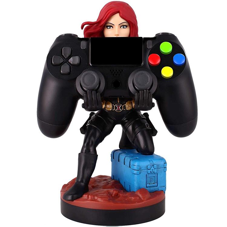 Cable Guys - Marvel (Black Widow) Statuetta Stand Smartphone Controller Di Gioco