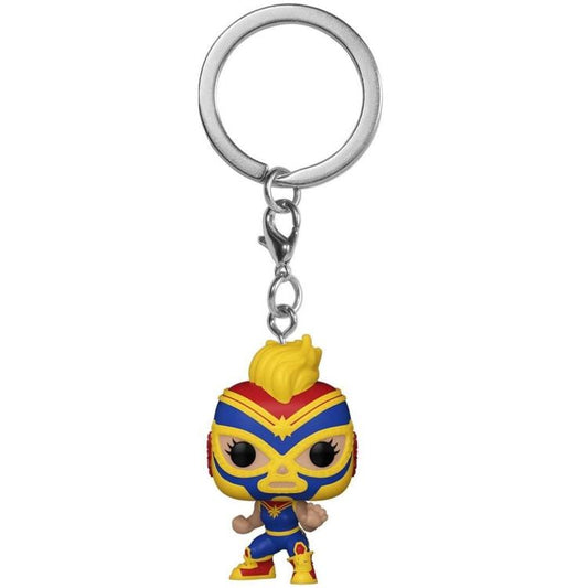 Funko Key ! Rocket - Marvel Lucha Libre Edition - La Estrella Cosmica Figure 4Cm