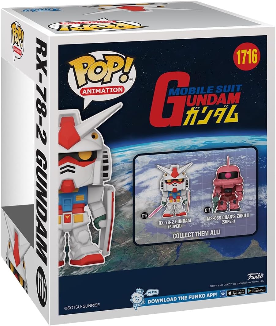 Funko Pop ! Animation - Mobile Suit Gundam (1716) Rx-78-2 Gundam Figure 15Cm