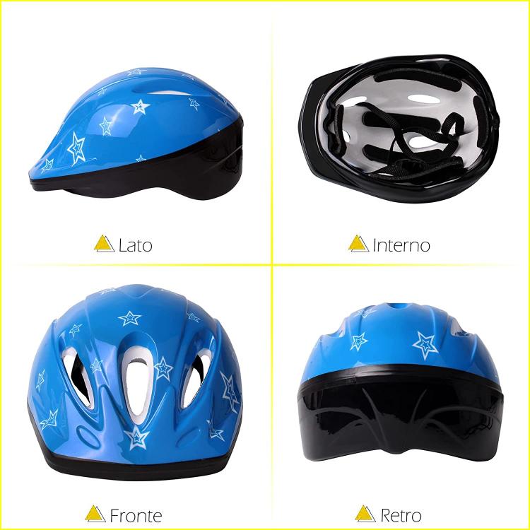 CASCO BAMBINO BAMBINA BICI HOVERBOARD PATTINI SKATEBOARD BICICLETTA REGOLABILE