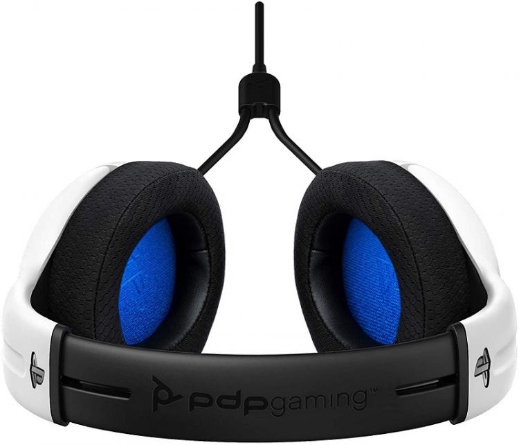 CUFFIE PDP STEREO UFFICIALE CONTROLLER PLAYSTATION LVL40 PER PS4 /PS5 BIANCO