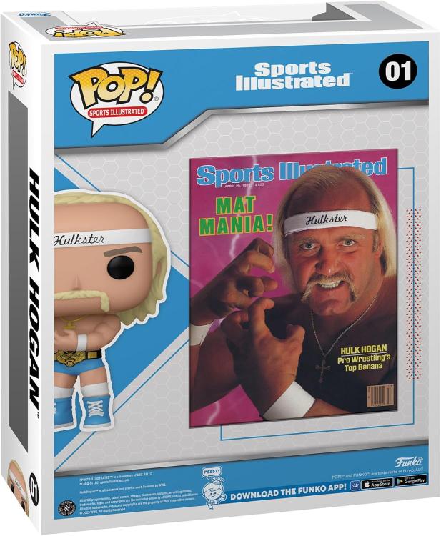 Funko Pop ! Cover Sports Illustrated - (01) Hulk Hogan Figure Hulkster Wwe 9Cm