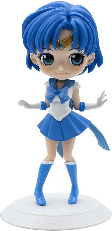 BANPRESTO Q POSKET ETERNAL THE MOVIE - SAILOR MOON MERCURY A STATUA FIGURE 14CM