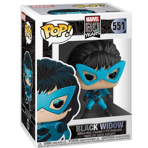 Funko Pop Marvel 80Years 551 Black Widow Alianovna Romanova Vinyl Figure Statua
