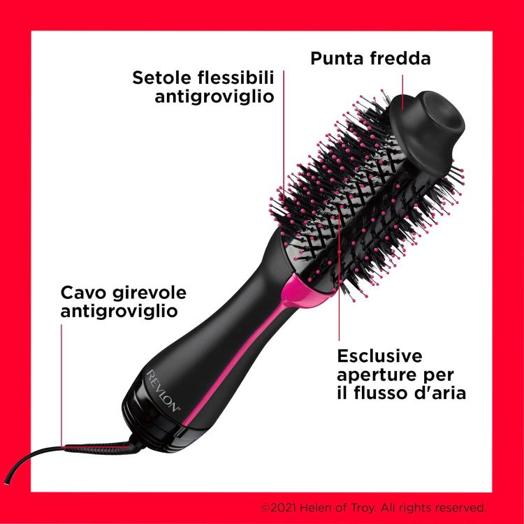 Revlon - One-Step Spazzola Elettrica Asciugacapelli E Volumizzante Piastra 800W