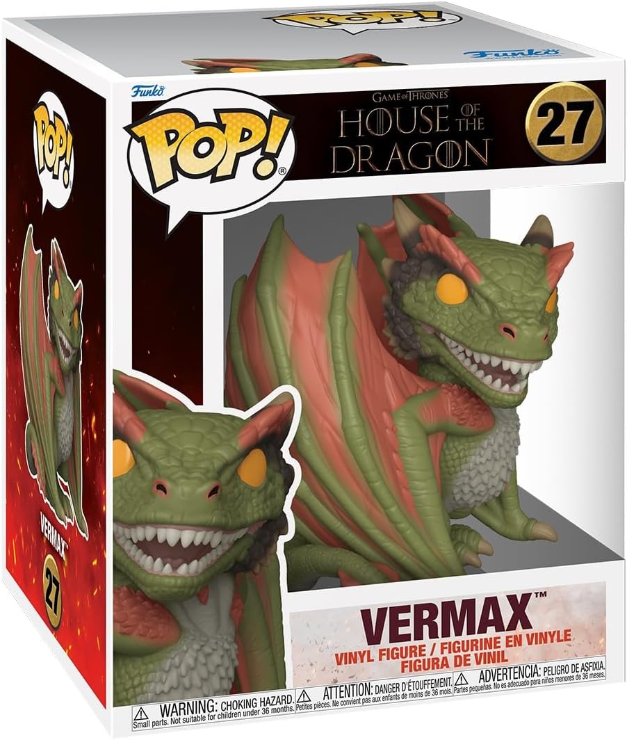 Funko Pop ! House Of The Dragon (27) Vermax Vinyl Figure 15cm