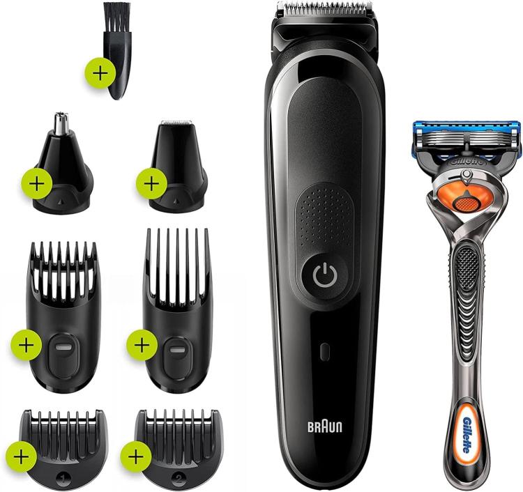 BRAUN All One Trimmer 8in1 Regolabarba Elettrico Tagliacapelli Rasoio Gillette