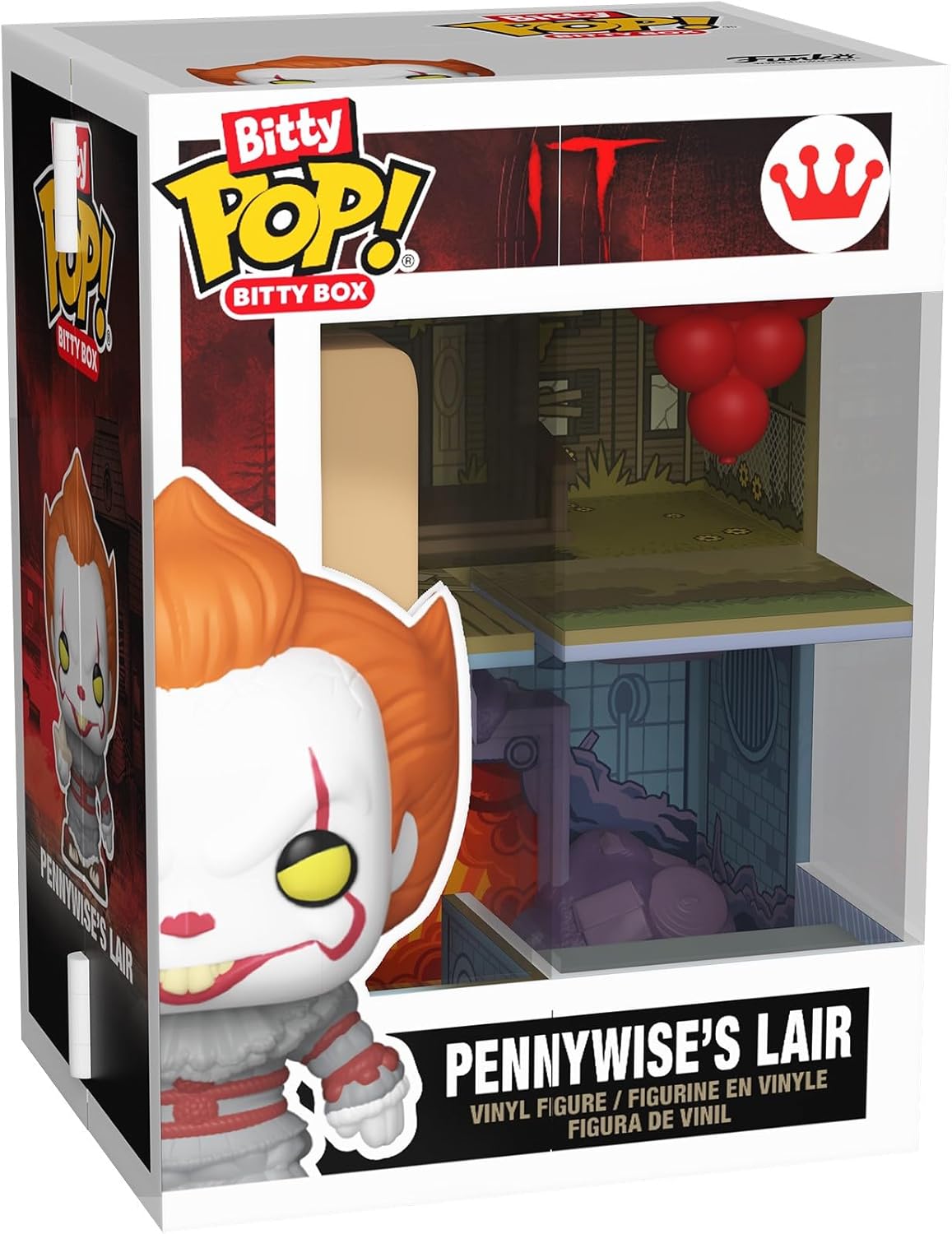 Funko Bitty Pop ! Bitty Box - Pennywise's Lair - It il Pagliaccio Figure Scene