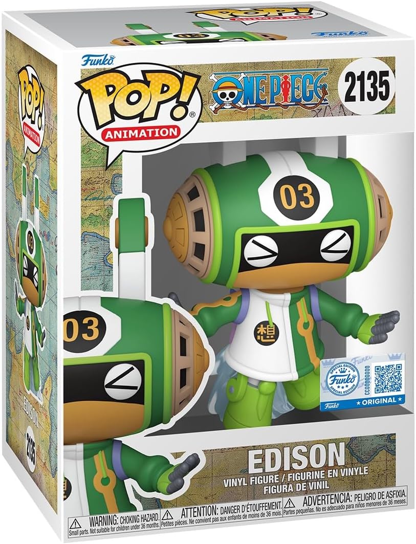 Funko Pop ! Animation - One Piece (2135) Edison (Exclusive) Figure 9cm