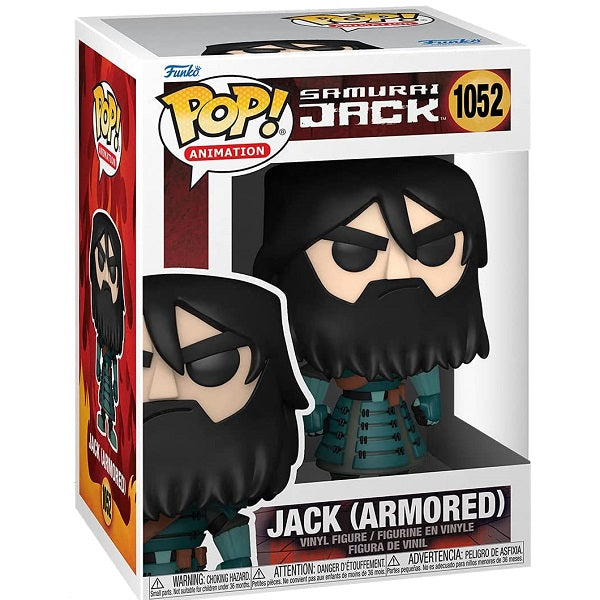 Funko Pop Animation Samurai Jack 1052 Jack Armored Vinyl Figure Prime Statuetta