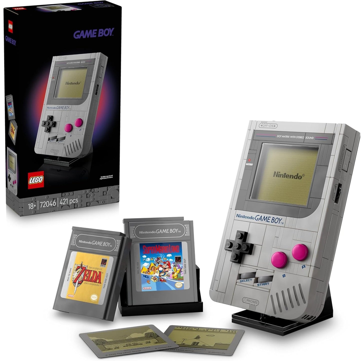 Lego - Game Boy 72046 2 Cartucce Super Mario Zelda 421 pz - Costruzione 18+