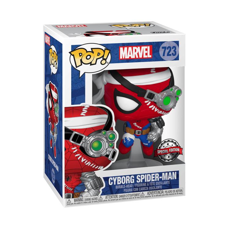 Funko Pop ! Marvel (723) Cyborg Spider-Man Special Edition Vinyl 9Cm Figure